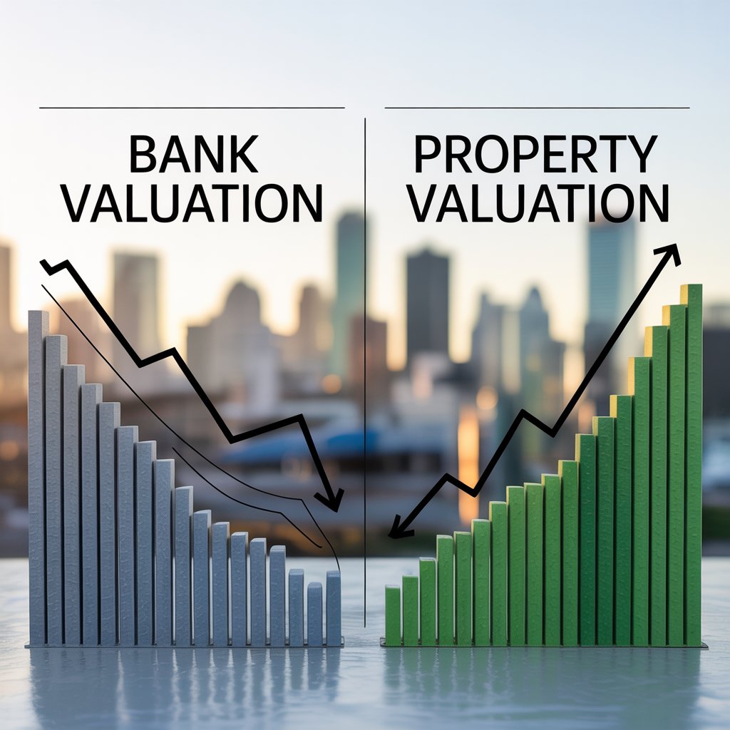 Bank Valuation vs Property Valuation: What’s the Difference & Why It Matters in Today’s Market?